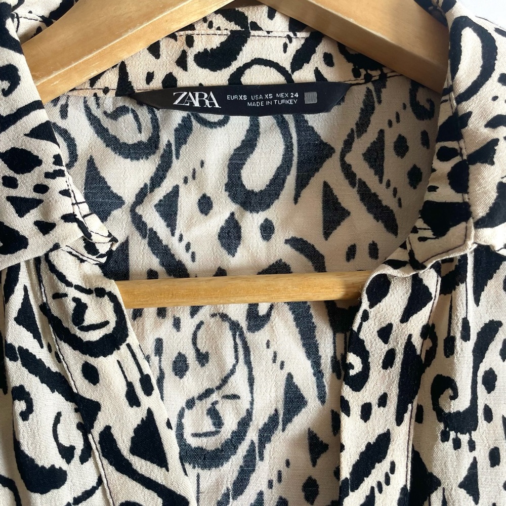 ZARA MIDI MAXI PRINTED SHIRT
DRESS Print l - Picture 10 of 12